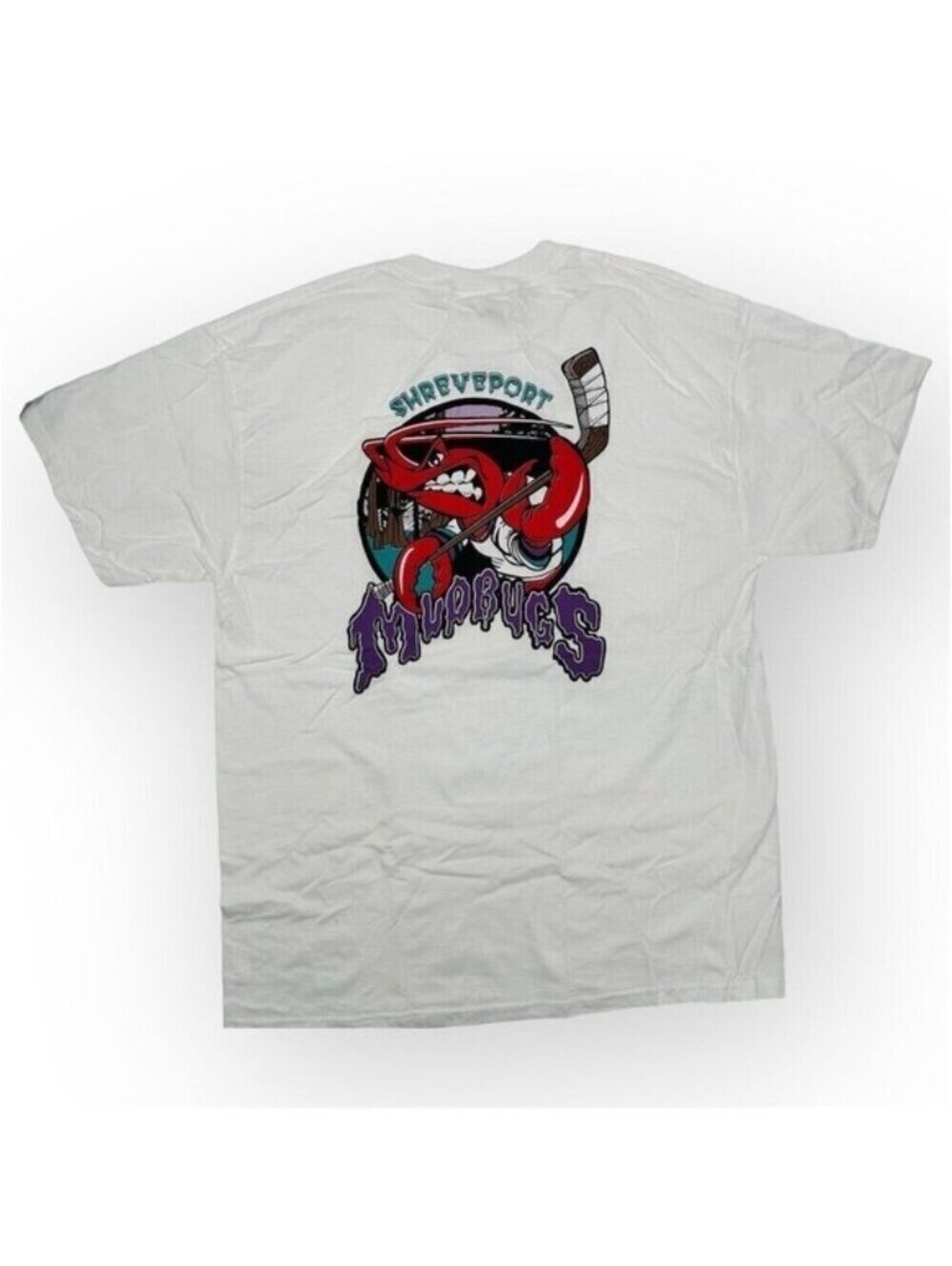 Vintage Shreveport Mudbugs Hockey T-Shirt XL